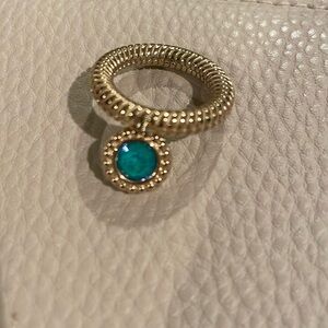 QUDO Perosa Gold ring and Ghiare  Topper 11mm